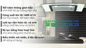 Máy hút mùi Kocher K-228T-70 - 2 Máy hút mùi Kocher K-228T-70