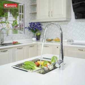 VÒI RỬA BÁT RÚT DÂY KONOX KN1901C - 16 VÒI RỬA BÁT RÚT DÂY KONOX KN1901C