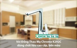 VÒI RỬA CHÉN MALLOCA K292C - MẠ CHROME