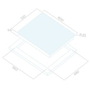 Bếp từ Elica GOLDEN 604 BL - 4