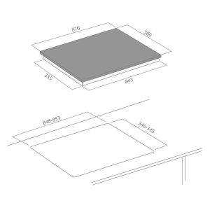 Bếp từ Elica DIAMOND 874 BL - 4