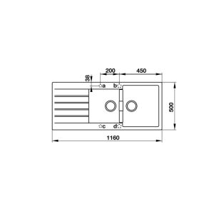CHẬU ĐÁ HAFELE HS19-GED2S80 MÀU GREY 570.35.570 - 7 CHẬU ĐÁ HAFELE HS19-GED2S80 MÀU GREY 570.35.570 - 6