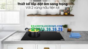 Bếp điện từ 2 vùng nấu Malloca MIR 772 / 1 từ 1 điện / Nhập khẩu Tây Ban Nha, kính Schott Ceran - 3 BẾP ĐIỆN TỪ 2 VÙNG NẤU MALLOCA MIR 772