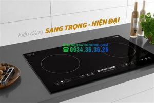 BẾP ĐÔI ĐIỆN TỪ SUNHOUSE SHB9108 S - 3 BẾP ĐÔI ĐIỆN TỪ SUNHOUSE SHB9108 S