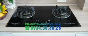 Bếp gas âm kính 2 lò Capri CR-208KT Black - 2 BẾP GAS ÂM KÍNH 2 LÒ CAPRI CR-208KT BLACK