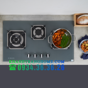 Bếp gas âm Malloca 3 gas AS 9603DG - Mặt kính xám tuyệt đẹp - 3 BẾP GAS ÂM MALLOCA 3 GAS AS 9603DG