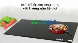 Bếp từ 2 vùng nấu Malloca MH-02I D / Kính Eurokera chấm bi - 3 BẾP TỪ 2 VÙNG NẤU MALLOCA MH-02I D