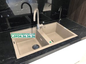 Chậu đá Malloca Tortora K-45043 / Màu đất / Phủ nano kháng khuẩn - 3 CHẬU ĐÁ MALLOCA TORTORA K-45043