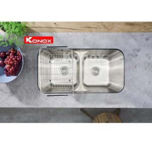 CHẬU RỬA CHÉN BÁT KONOX KN8246DUA - 5 CHẬU RỬA CHÉN BÁT KONOX KN8246DUA