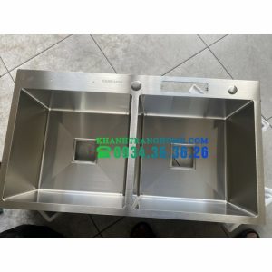 Chậu rửa INOX KAFF KF-HMS9050 - 2 CHẬU RỬA INOX KAFF KF-HMS9050