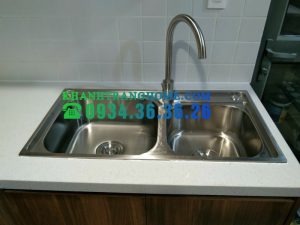 Chậu rửa INOX KAFF KF-M8245GHR - 2 CHẬU RỬA INOX KAFF KF-M8245GHR