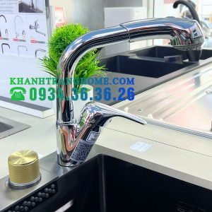 Vòi Rửa Chén Malloca K140 - Vòi dây rút mạ Chrome - 14 VÒI RỬA CHÉN MALLOCA K140 - VÒI DÂY RÚT MẠ CHROME