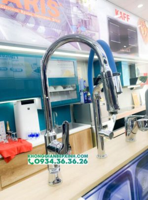 VÒI RỬA CHÉN MALLOCA K94C- VÒI DÂY RÚT MẠ CHROME