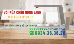 Vòi sơn giả đá màu kem Malloca K131CR - 3 VÒI SƠN GIẢ ĐÁ MÀU KEM MALLOCA K131CR