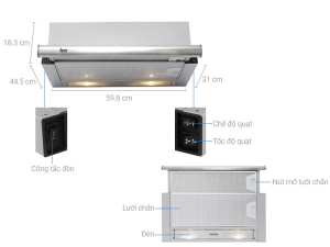 MÁY HÚT MÙI ÂM TỦ TEKA TL 6420 40474260 BỒ ĐÀO NHA - 2 TEKA TL 6420 40474260