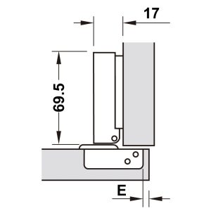 Bản Lề Metalla Sm 110 Độ, Giảm Chấn, Inox 304, Trọn Bộ Diy 483.01.720 - 11
