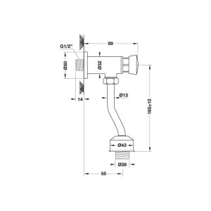 Van Cho Bồn Tiểu Nam Hafele Có Chức Năng Tự Động Tắt Nước 485.95.010 - 7 Van Cho Bồn Tiểu Nam Hafele Có Chức Năng Tự Động Tắt Nước 485.95.010 - 6