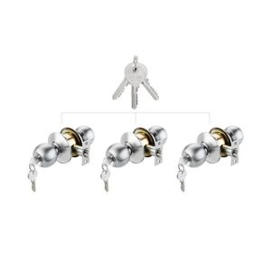 Bộ Khóa Tròn Có Chìa Chủ Hafele 489.93.252 - 10