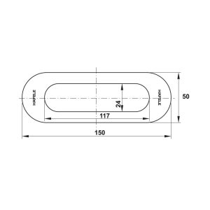 DIY Tay nắm âm 150x50 489.72.133 - 16