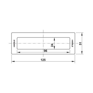 DIY Tay nắm âm 125x51 489.72.131 - 16
