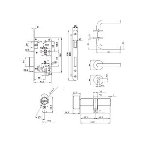 Bộ Tay Nắm Nắp Chụp Tròn Kiểu G1 Hafele 499.62.505 - 10 Bộ Tay Nắm Nắp Chụp Tròn Kiểu G1 Hafele 499.62.505 - 9