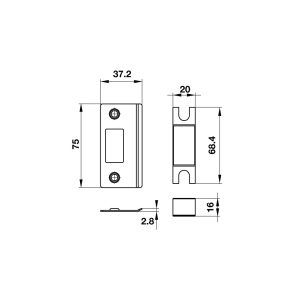 Bộ Khóa Tay Nắm Gạt 2 Chức Năng Hafele 489.10.820 - 28