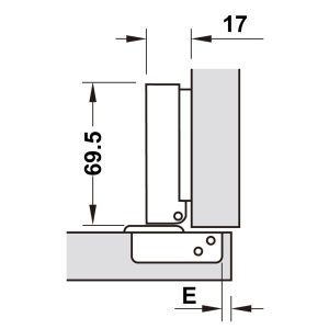 Bản Lề Metalla A 110 Độ, Giảm Chấn, Trọn Bộ Diy 493.03.025 - 11
