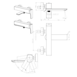 Bộ Trộn Bồn Tắm Lắp Nổi Hafele Regal 495.61.122 - 6 Bộ Trộn Bồn Tắm Lắp Nổi Hafele Regal 495.61.122 - 5