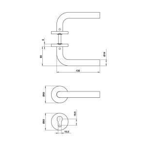 Tay Nắm Gạt Nắp Chụp Tròn Kiểu G1 Hafele 499.62.673 - 6