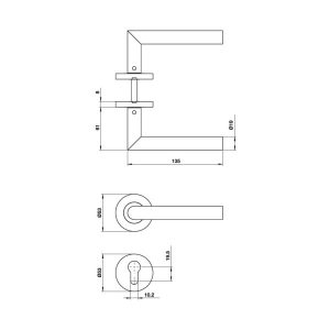 Tay Nắm Gạt Nắp Chụp Tròn Kiểu G Hafele 499.62.672 - 6