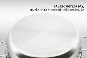 NỒI LẨU INOX 1 ĐÁY SUNHOUSE SHL24 - 10