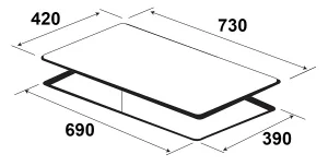 Bếp Điện Từ KAFF KF-SD300IC - 2 Bếp Điện Từ KAFF KF-SD300IC