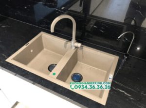 Chậu đá Malloca Tortora K-45043 / Màu đất / Phủ nano kháng khuẩn - 4 CHẬU ĐÁ MALLOCA TORTORA K-45043