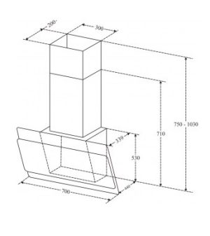 Máy Hút Mùi KAFF KF-70LH - 2 Máy Hút Mùi KAFF KF-70LH
