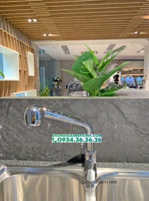 Vòi Rửa Chén Malloca K119N9 - Vòi dây rút mạ Chrome - 7 VÒI RỬA CHÉN MALLOCA K119N9 - VÒI DÂY RÚT MẠ CHROME