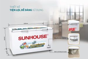 Tủ đông 2 ngăn 2 cánh SUNHOUSE SHR-F2572W2 - 7