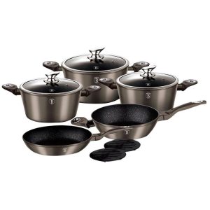 BỘ NỒI CHẢO CAO CẤP BERLINGER HAUS 531.08.002 - 14 BỘ NỒI CHẢO CAO CẤP BERLINGER HAUS 531.08.002 - 13