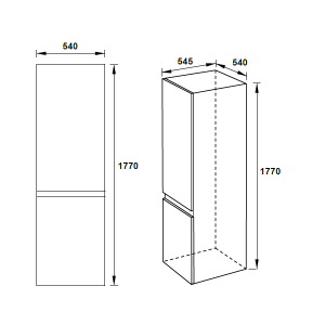 Tủ Lạnh Âm HAFELE Hf-Bi60B 533.13.050 - 3