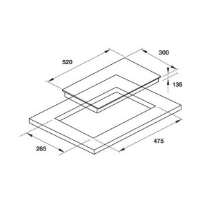 Bếp Gas Hafele Domino Hc-G301B 533.02.853 - 3