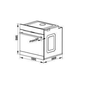 Lò nướng âm tủ HO-K60C 535.62.591 - 13 Lò nướng âm tủ HO-K60C 535.62.591 - 12