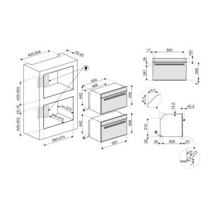 LÒ VI SÓNG KẾT HỢP NƯỚNG SMEG, THỦY PHÂN, 45 CM, DOLCE STIL NOVO, MÀU HOÀN THIỆN: ĐEN & ĐỒNG SF4604MCNR 535.64.559 - 9 LÒ VI SÓNG KẾT HỢP NƯỚNG SMEG, THỦY PHÂN, 45 CM, DOLCE STIL NOVO, MÀU HOÀN THIỆN: ĐEN & ĐỒNG SF4604MCNR 535.64.559 - 8