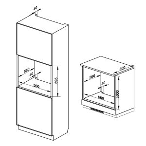 Lò nướng âm tủ HO-KT60G 535.62.601 - 9 Lò nướng âm tủ HO-KT60G 535.62.601 - 8