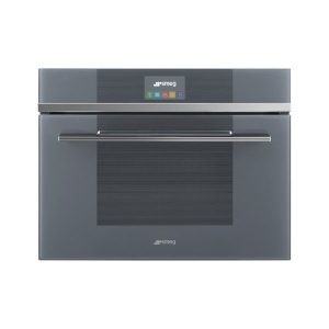 LÒ VI SÓNG KẾT HỢP NƯỚNG SMEG, THỦY PHÂN, NHỎ GỌN 45CM, LINEA, MẶT KÍNH BẠC SF4104MCS 536.64.612 - 6