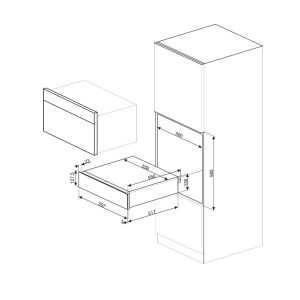 KHAY GIỮ ẤM SMEG, LÀM NÓNG THỰC PHẨM, CHIỀU CAO 15CM, LINEA, MẶT KÍNH BẠC CPR115S 536.54.882 - 6