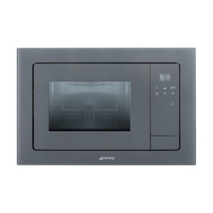 LÒ VI SÓNG KẾT HỢP NƯỚNG SMEG, LINEA, MẶT KÍNH BẠC FMI120S1 536.34.112 - 5