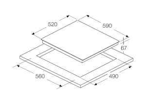 Bếp Điện 3 Vùng Nấu Hafele 60Cm Hc-R603A 536.01.631 - 4 Bếp Điện 3 Vùng Nấu Hafele 60Cm Hc-R603A 536.01.631 - 3