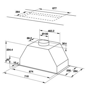 Máy hút mùi Âm Tủ Hafele Hh-Bi70A 538.84.007 - 3