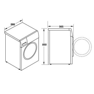 Máy Giặt Hafele Hw-F60B, 8Kg 538.91.530 - 12 Máy Giặt Hafele Hw-F60B, 8Kg 538.91.530 - 11