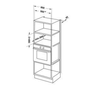 Lò vi sóng kết hợp nướng âm tủ 28 lít Hafele HMO-6T28A 538.31.390 - 17 Lò vi sóng kết hợp nướng âm tủ 28 lít Hafele HMO-6T28A 538.31.390 - 16