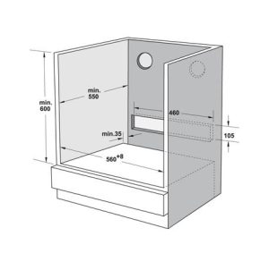 Lò nướng kết hợp hấp âm tủ 72 lít HSO-8T72A, Series 800, 538.61.461 - 26